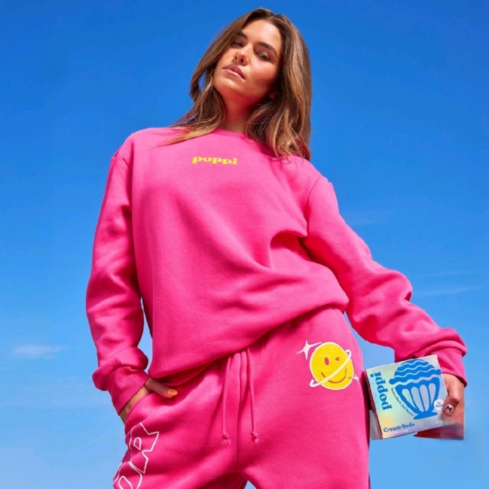 Poppi forever Icon graphic sweatshirt And swewtpants